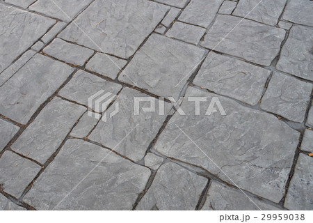 Stamp concrete texture pattern and background. 29959038