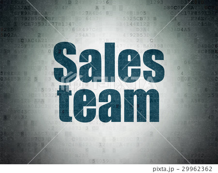 Advertising concept: Sales Team on Digital Data Advertising concept: Sales Team on Digital Data 29962362