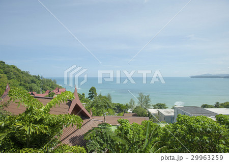 Holiday resorts with ocean view. Holiday resorts with ocean view. 29963259