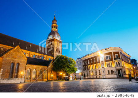 Riga Latvia. Dome Square, Dome Cathedral In 29964648