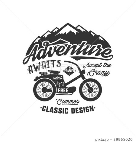 Vintage wanderlust hand drawn label design 29965020