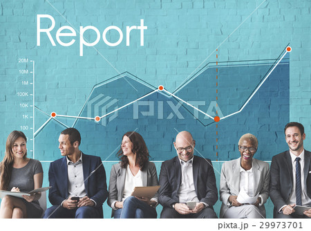 Corporate business line graph report 29973701