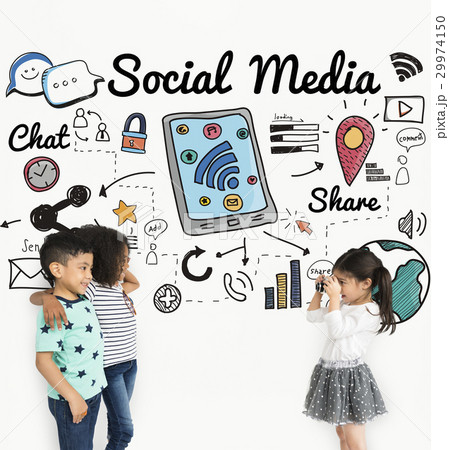 Social Media Children Chat Social Media Children Chat 29974150