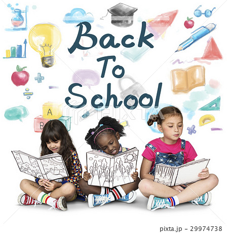 Kids Back To School Education Study Graphic Kids Back To School Education Study Graphic 29974738