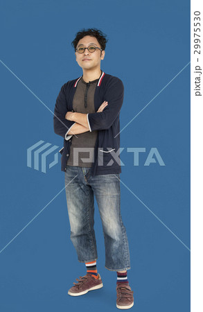 Adult Solo Asian Man Portrait Studio Adult Solo Asian Man Portrait Studio 29975530