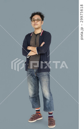 Adult Solo Asian Man Portrait Studio 29975618
