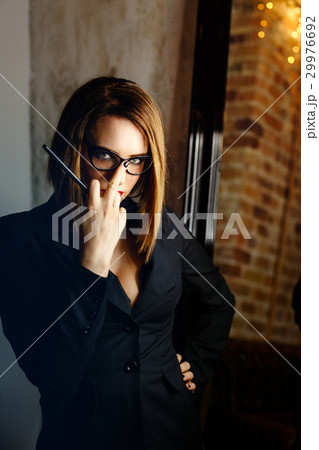 Femme fatale with glasses Femme fatale with glasses 29976692