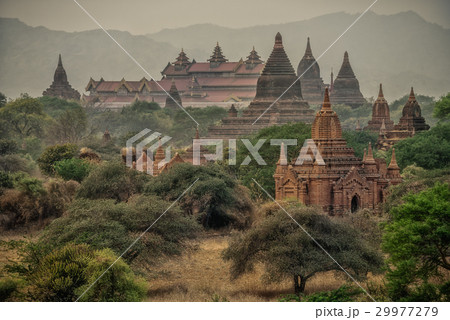 Ancient Temples in Bagan 29977279