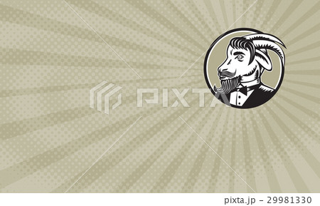 Bearded Goat Barbers Business card 29981330