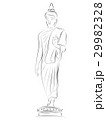 Statue of blessing Buddha 29982328
