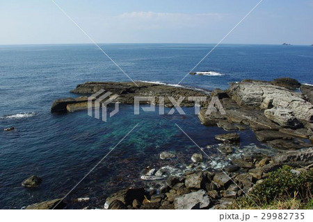 海苔石園地【山口県萩市・須佐湾】ホルンフェルス 29982735