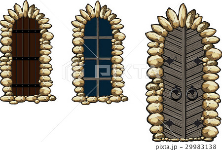 Medieval windows and doors Medieval windows and doors 29983138