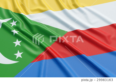 Comoros flag 29983163