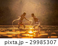 Muay Thai, Thai Boxing in the river, Thailand 29985307