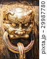 Head of dragon handle in ancient chinese palace 29987780