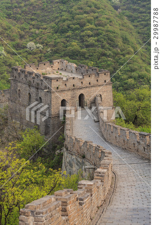 Watchtower of the Great Wall with viewing platform Watchtower of the Great Wall with viewing platform 29987788