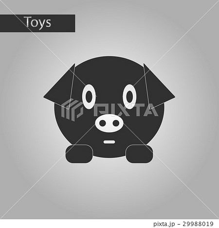 black and white style toy pig black and white style toy pig 29988019