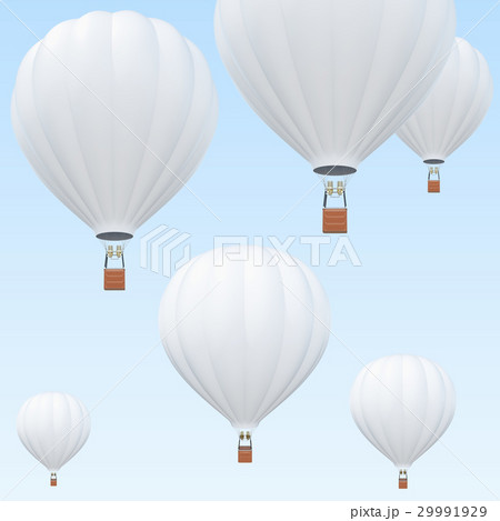 Hot Air balloons, white hot air balloons with Hot Air balloons, white hot air balloons with 29991929