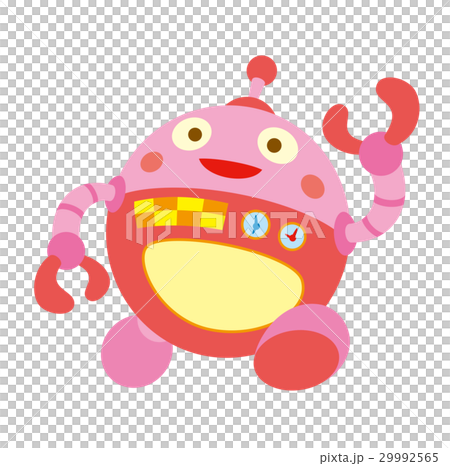 ロボット、コピースペースキャラクター 29992565