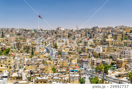 Cityscape of Amman downtown from the Citadel 29992737