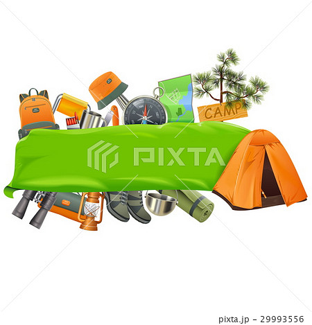 Vector Camping Banner 29993556