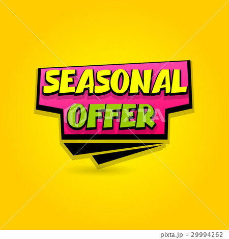 Sale super label discount Seasonal offer 29994262