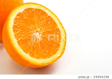 Orange cut in half. Orange cut in half. 29994296