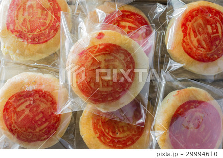 Bean Paste Pastry In Package Preparing for the sale of the morni 29994610