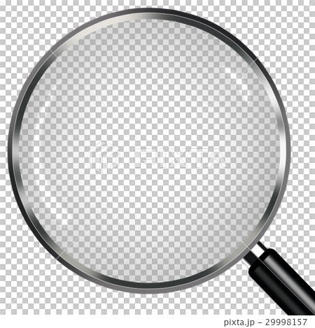 虫眼鏡のイラスト素材