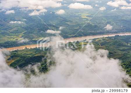 High angle view of Mekong River 29998179