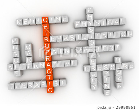 3d image Chiropractic issues concept word cloud 29998961