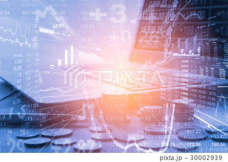 Stock market indicator and financial data view 30002939