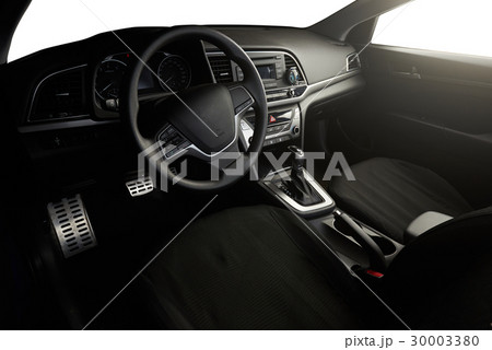 Side view of modern car dashboard 30003380