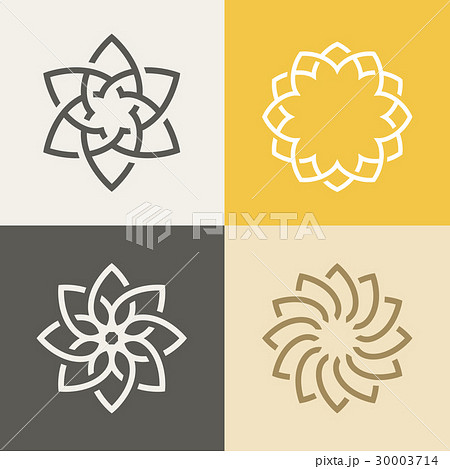 Abstract monogram elegant logo icon vector design. 30003714