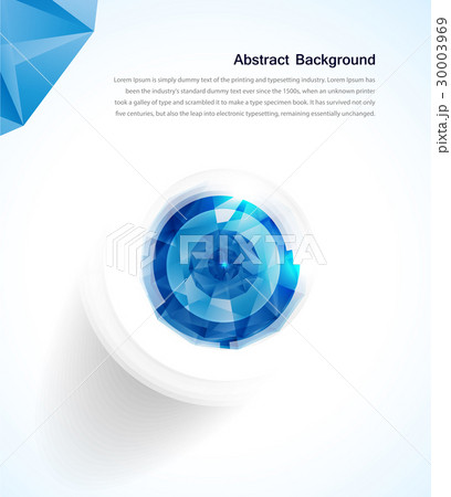 abstract gem and blue ice 30003969