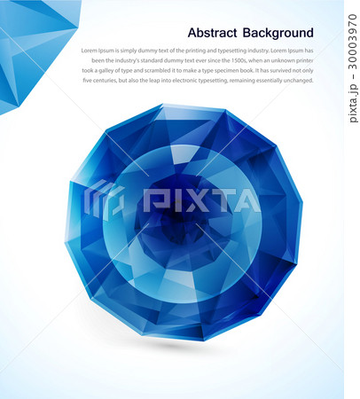 abstract gem and blue ice 30003970