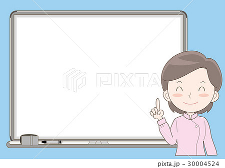 ホワイトボードで説明する女性F ホワイトボードで説明する女性F 30004524