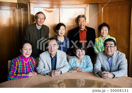 シニア同窓会 ポートレート 記念撮影 シニア同窓会 ポートレート 記念撮影 30008131