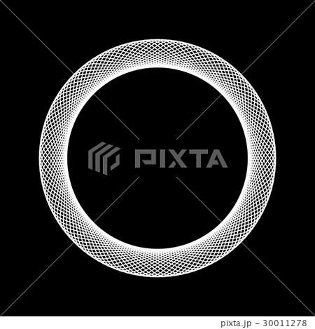 White Abstract Fractal Shape 30011278