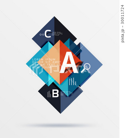 Geometric abstract background with option 30011724