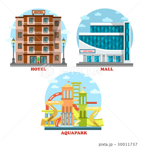 Hotel and aqua or water park, mall, supermarket 30011737