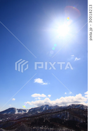 早春の銭函天狗山から見る札幌周辺の山並 30018213