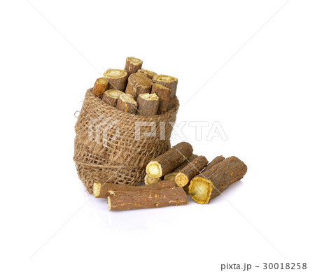 liquorice root on white 30018258