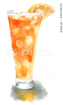 オレンジジュースのイラスト素材 30018670 Pixta