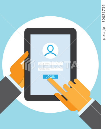 Member Login on the tablet computer 30021736