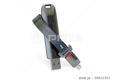 USB flash drive with seatbelt, safety concept 30022301