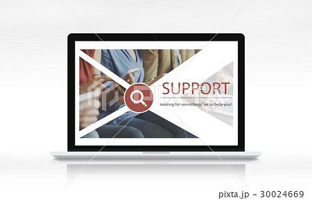 Support Service Contact Us Information Concept 30024669