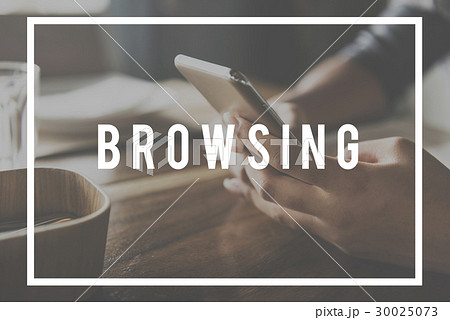 Browsing Communication Connection Technology Concept 30025073