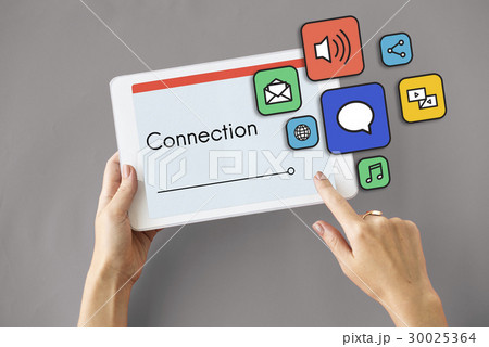 Get In Touch Connection Online Icon 30025364