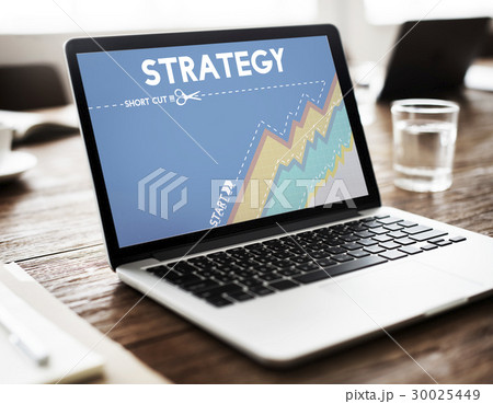 Achievement Strategy Graph Chart Icon Achievement Strategy Graph Chart Icon 30025449